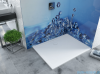 Sanplast Free Line brodzik prostokątny B/FREE 90x120x2,5cm+stelaż 615-040-4590-01-000